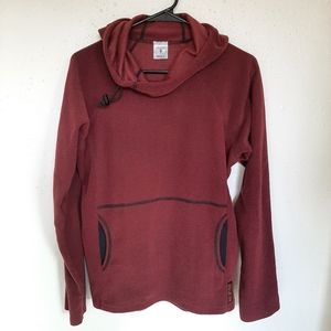 Melanzana micro grid hoodie